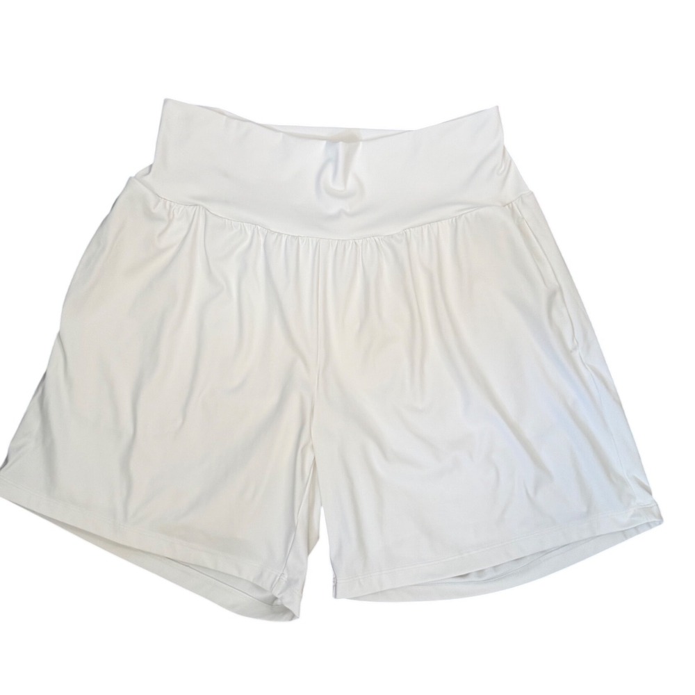 Halara High Waisted Flowy Athletic Shorts White XL